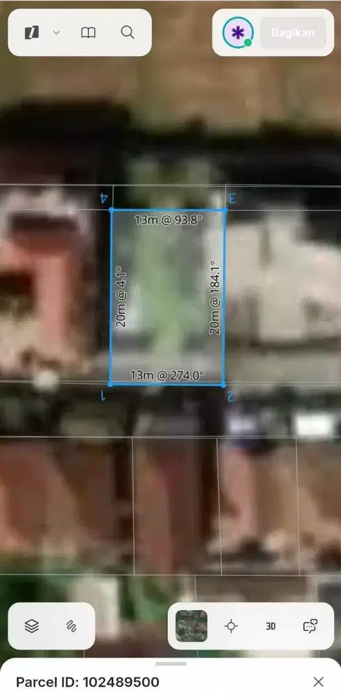 Tanah 297m2 Siap Bangun di Kawasan Villa Bali