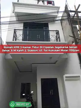 Rumah KPR 3 Kamar Tidur Di Jagakarsa Dekat Jl M Kahfi 1 Stasiun Tol