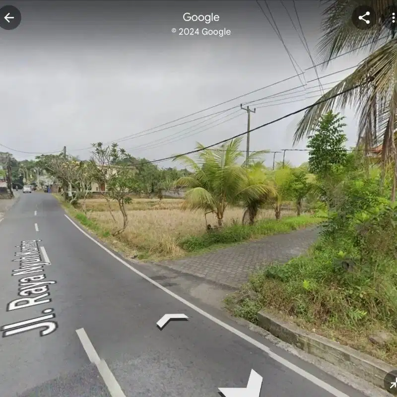 Di Sewa, Tanah di jalan raya sentral Ubud akses jalan 8 meter