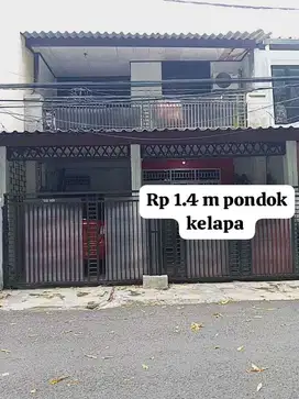 Jual rumah di kavling DKI pondok kelapa duren sawit Jakarta Timur