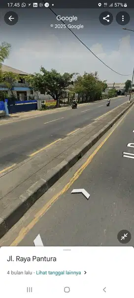 Murah dijual tanah pinggir jalan raya pantura cikarang utara
