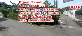 Dijual Tanah Nusukan Solo
