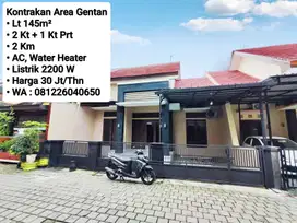 Sewa Rumah Area Gentan Dekat Luwes, Laweyan, Purwosari, Solo Baru