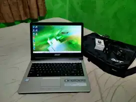 Laptop Acer Core i3 ram gede siap pakai