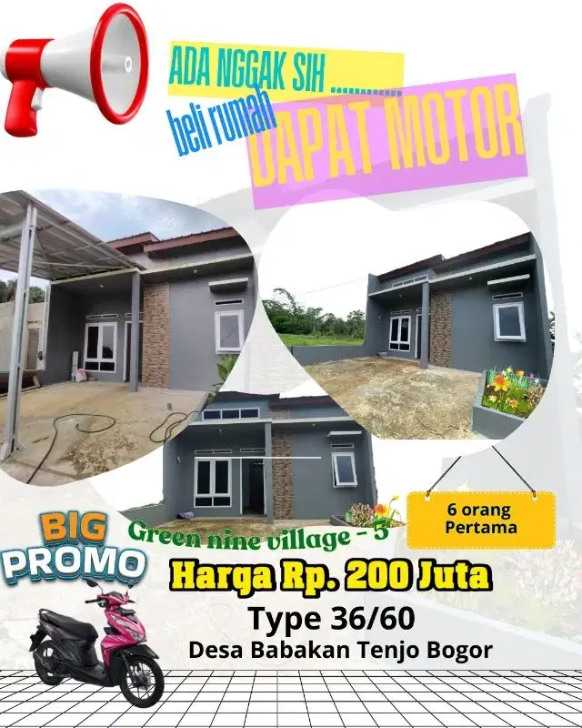 Rumah Baru Ada Taman Di Dalem Nya