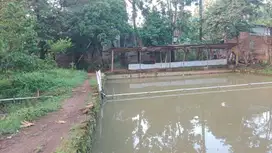 Dijual Tanah sudah ada Kolam Mancing Ikan di Arcamanik Pasir Impun