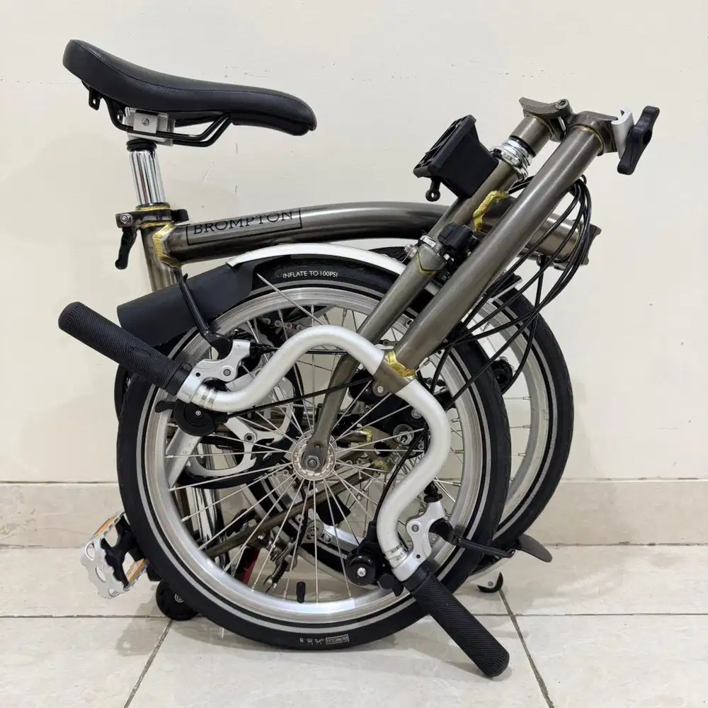 BROMPTON H6L RAW LACQUER - LIKE NEW