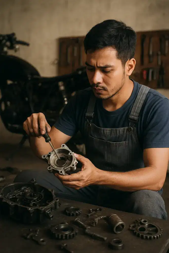 JASA PERBAIKI MOTOR PANGGILAN & REPAINT BODY MOTOR
