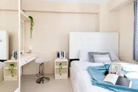 (BAYAR BULANAN) Bassura City 2BR (2 kamar) Full Furnished Siap Huni!