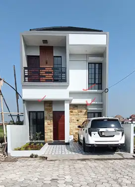 JUAL RUMAH BARU CLUSTER SOLOBARU 585 JUTA TYPE 72/72