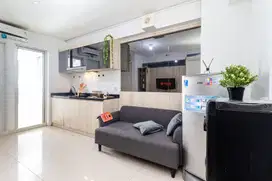(BAYAR BULANAN) Bassura City 2BR (2 kamar) Full Furnished Siap Huni!