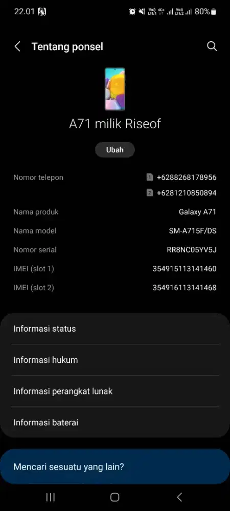 Samsung a71 NFC