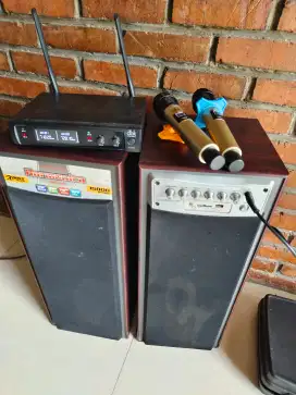 Speaker Active Roadmaster & Mic Wireless Karaoke