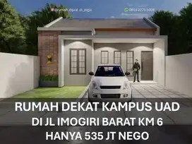 Rumah dekat Kampus UAD di Jl Imogiri Barat KM 6 Proses Bangun
