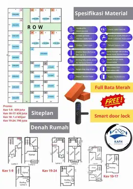 Rumah KPR Jagakarsa Dekat Jalan M Kahfi 2 Stasiun Pocin TOL UI UP