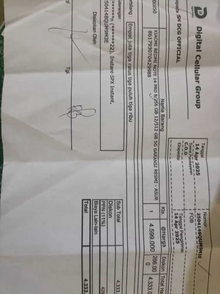 Redmi note 14 pro 5g