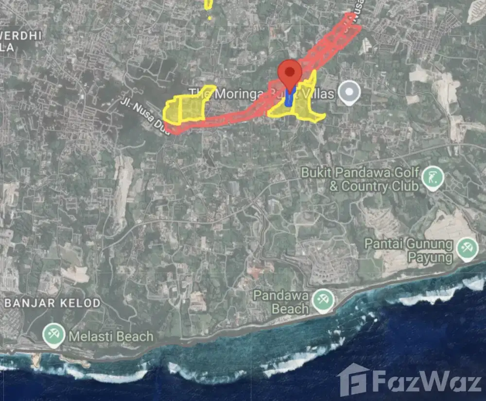 Land for sale in Pandawa, Bali