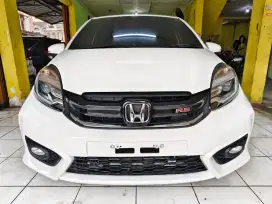 LOW KM.! HONDA BRIO RS CVT AT 2018 MATIC PERFECT FULL ORISINIL NO 2019