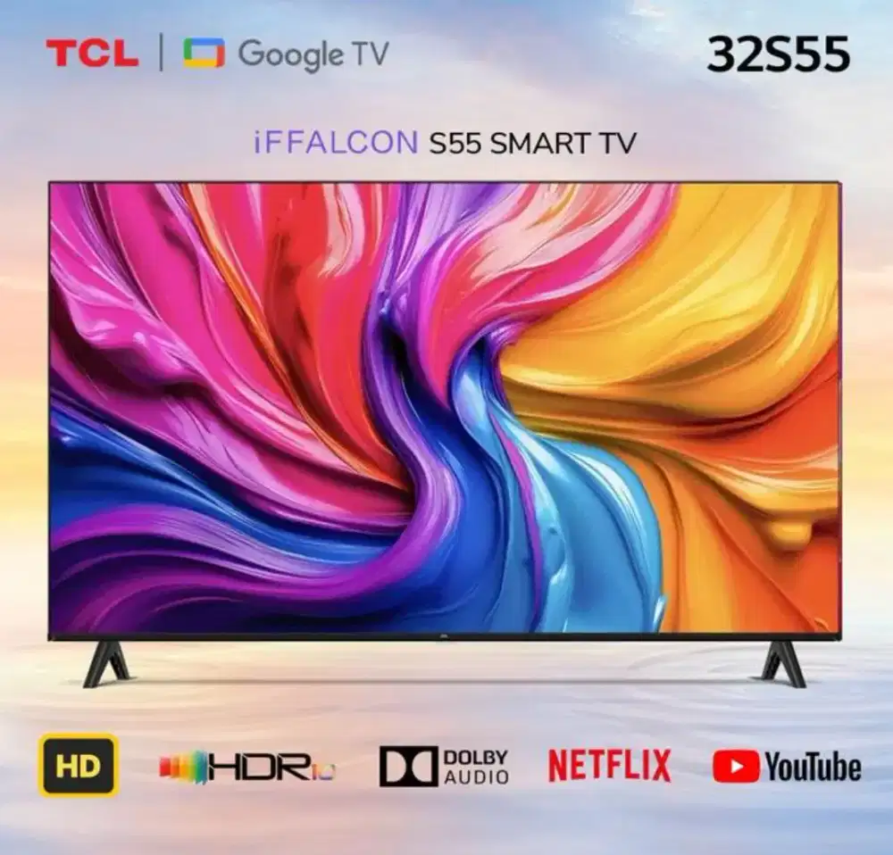 PROMO TERMURAH GOOGLE TV IFFALCON 32 INCI 32S55 TERBARU BY TCL