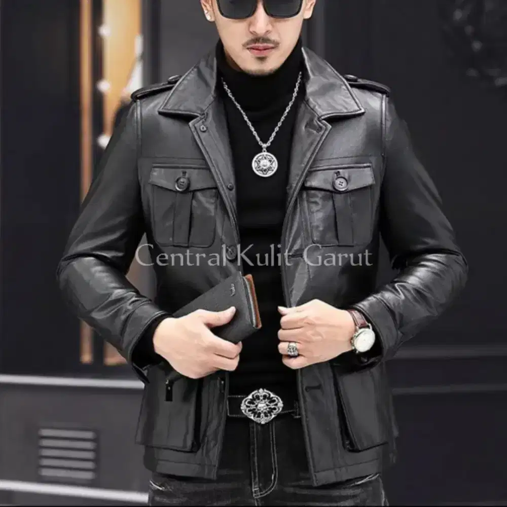 (Pree Order) Original Leather Jacket PREMIUM - By Central Kulit Garut