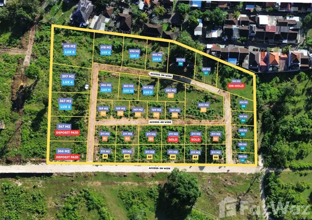 Land for sale in Uluwatu, Bali