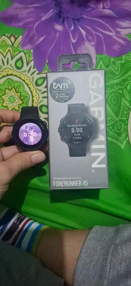 Jam Tangan Garmin Forerunner 45 mulus