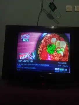 Tv tabung LG  21 inch + STB hinomaru