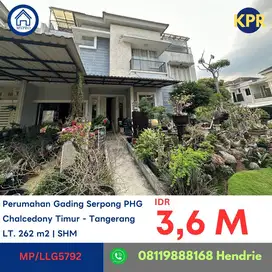 MP/LLG5792 LELANG SEGERA rumah chalcedony timur 5 no 2 gading serpong