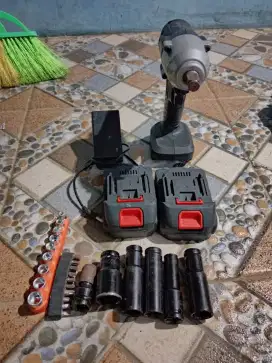 Inpact wrench 1set lengkap