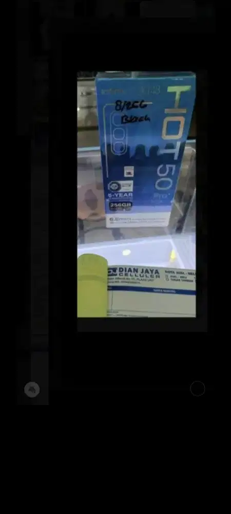 Infinix hot 50 pro plus 8/256 layar lengkung