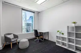 Ruang kantor profesional di HQ Menara BTPN dengan jangka waktu yang sepenuhnya fleksibe