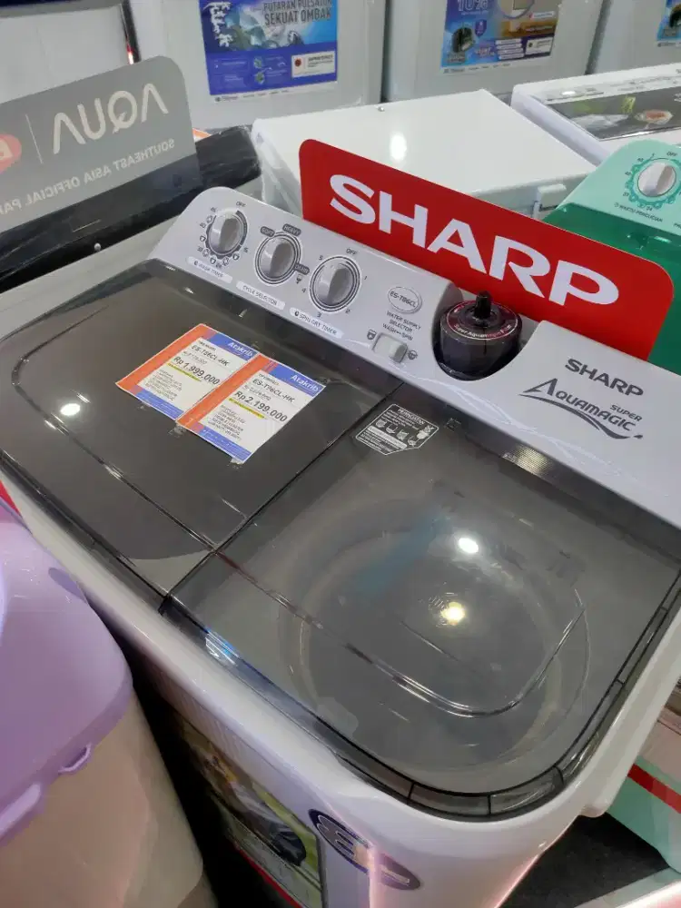 PROMO KREDIT MESIN CUCI SHARP, TANPA DP DAN BUNGA 0%
