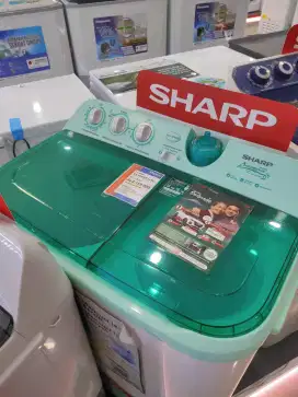 PROMO KREDIT MESIN CUCI SHARP TANPA DP, BUNGA 0%
