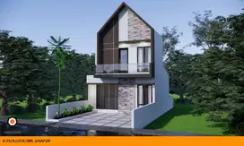 Rumah 2 lantai harga 1 lantai lokasi 3 menit dari Poros Perintis