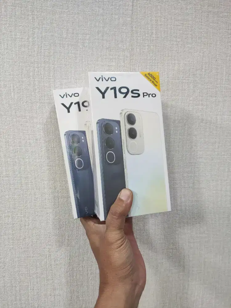 Vivo Y19s Pro 6+128gb New garansi resmi bisa cash/cicilan paylatter