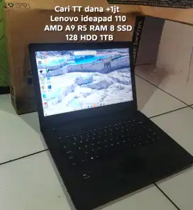Lenovo Ideapad 110 AMD A9 R5 RAM 8 SSD 128 HDD 1TB