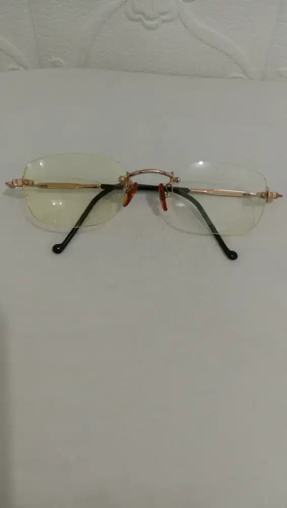 Kacamata vintage St Dupont Frameless.