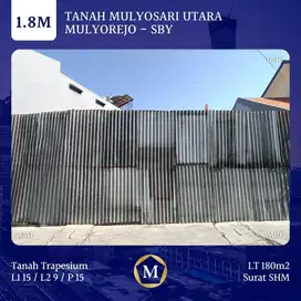 Tanah Mulyosari Utara Surabaya Timur SHM Dkt Pakuwon City Sutorejo Lebak
