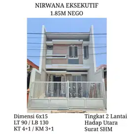 Rumah Nirwana Eksekutif Surabaya Timur SHM dkt Baruk Gununganyar Nginden Rungkut