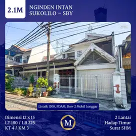 Rumah Nginden Intan Sukolilo Surabaya Timur dkt Rungkut Jemursari UBAYA