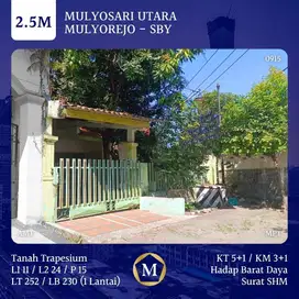Mulyosari Utara Surabaya Timur SHM dkt Dharmahusada Ploso Pakuwon City