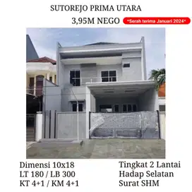 Rumah Sutorejo Prima Utara Surabaya Timur dkt Mulyosari Kalijudan Dharmahusada