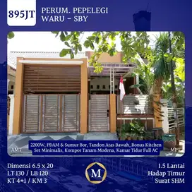 Rumah Perum Pepelegi Waru Sidoarjo dkt Pondok Candra Juanda Diamond Park