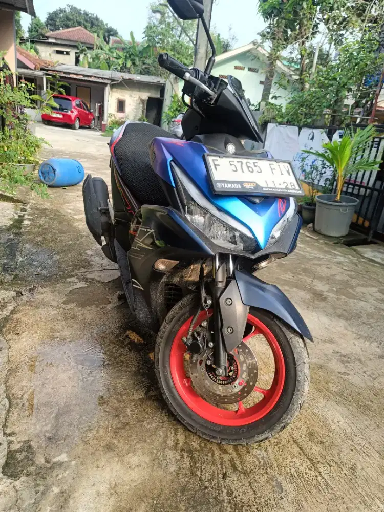 Yamaha aerox new tahun 2023 plat f kab Bogor