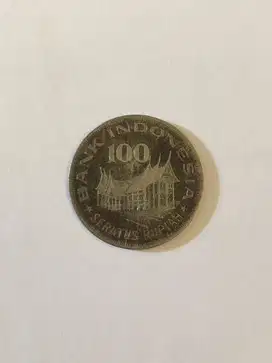Uang Koin 100 Rupiah Original Seri Wayang 1978 RARE Kolektor