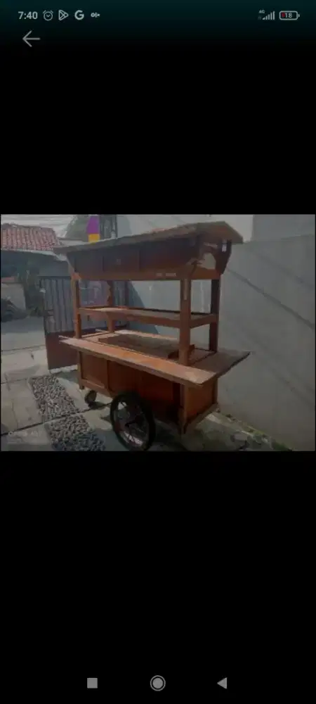 Gerobak pecel lele/angkringan