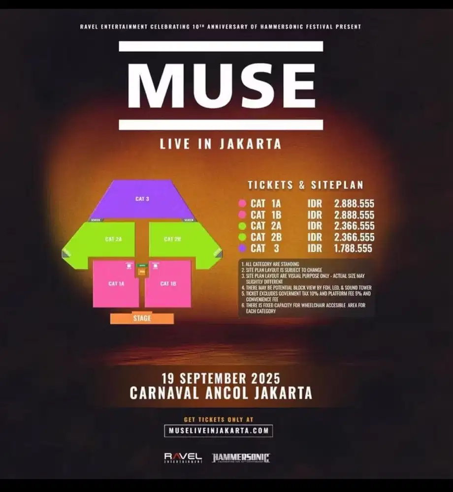 MUSE CONCERT JAKARTA