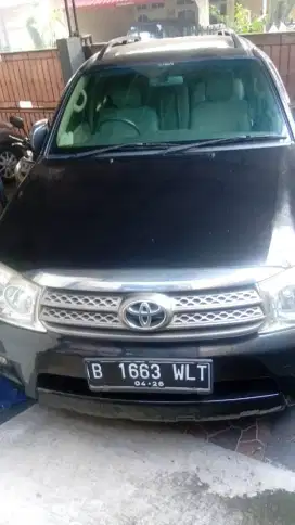 FORTUNER 2011, DIESEL, G 2,5, HITAM