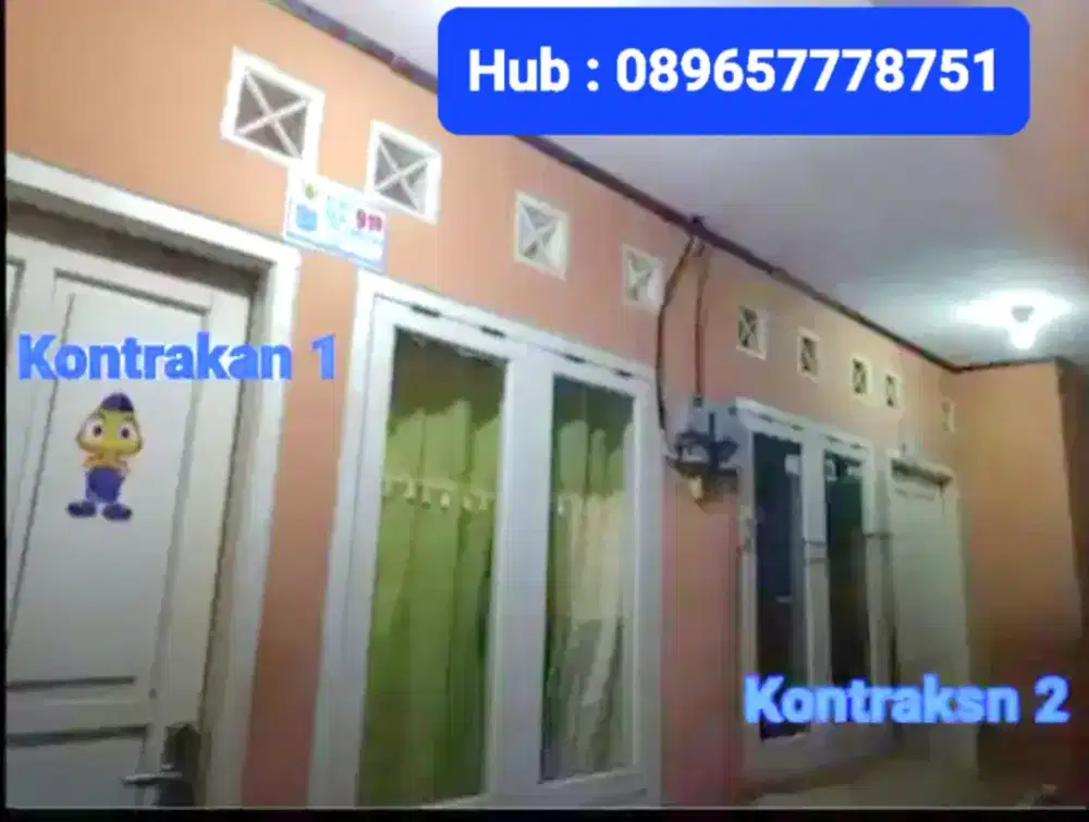 JUAL MURAH 2 unit Kontrakan sertifikat  Kedaung Ciputat,Selalu terisi