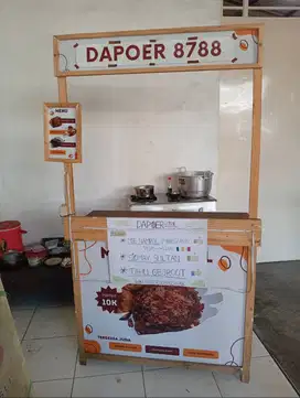 Di jual booth portable bekas